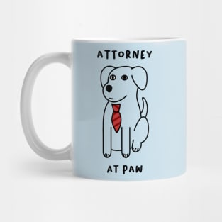 Attorney at Paw Mug